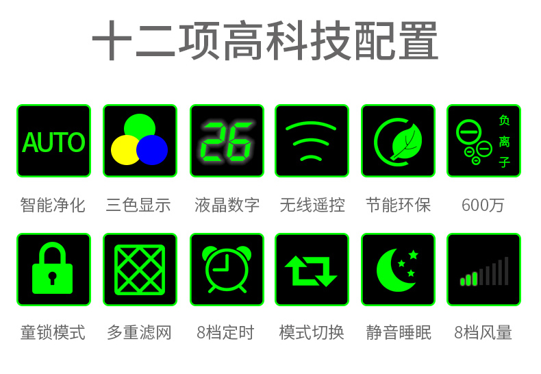 西默万网物联 空气净化器 智能家用去除甲醛雾霾PM2.5氧吧...-京东