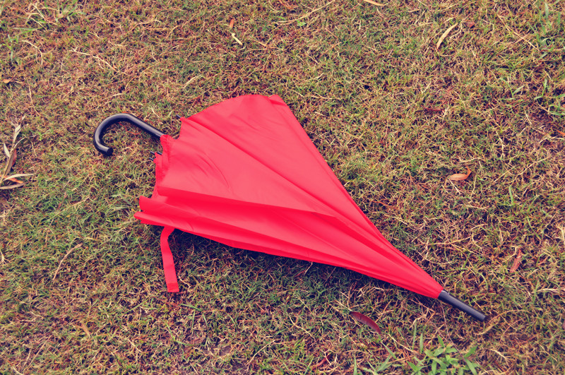 2017新品新款纯色大红伞自动长柄伞新娘结婚庆红色跳舞