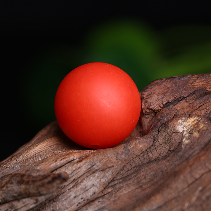彩荷原矿乌料蜜蜡满蜜桶珠顶珠腰珠金刚星月佛珠配饰 直径10mm一对
