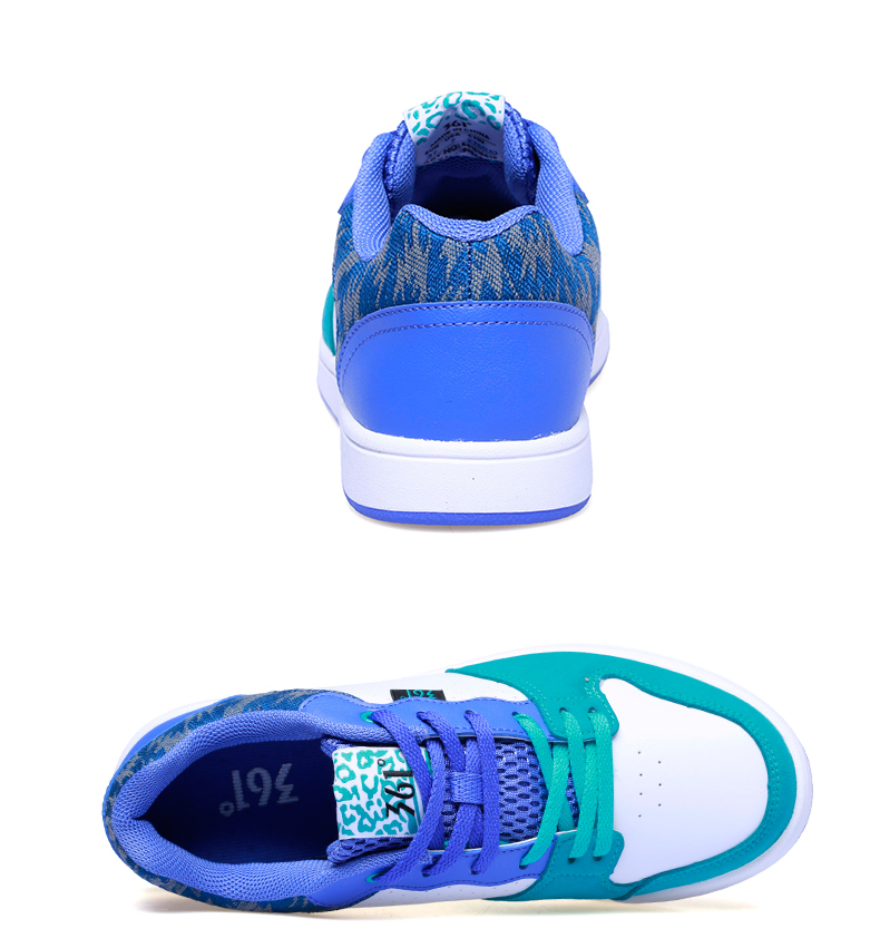 361度2015春季新款361°女时尚运动板鞋轻便 581516619 粉黑 38