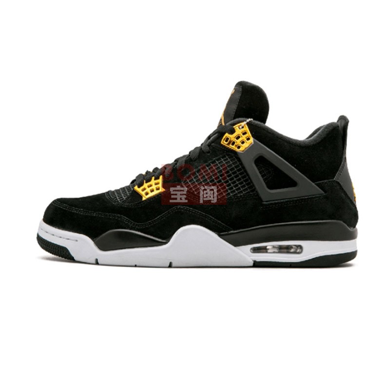 nike air jordan 4 aj4白猫/黑金女篮球鞋 -100 408452-032 37.