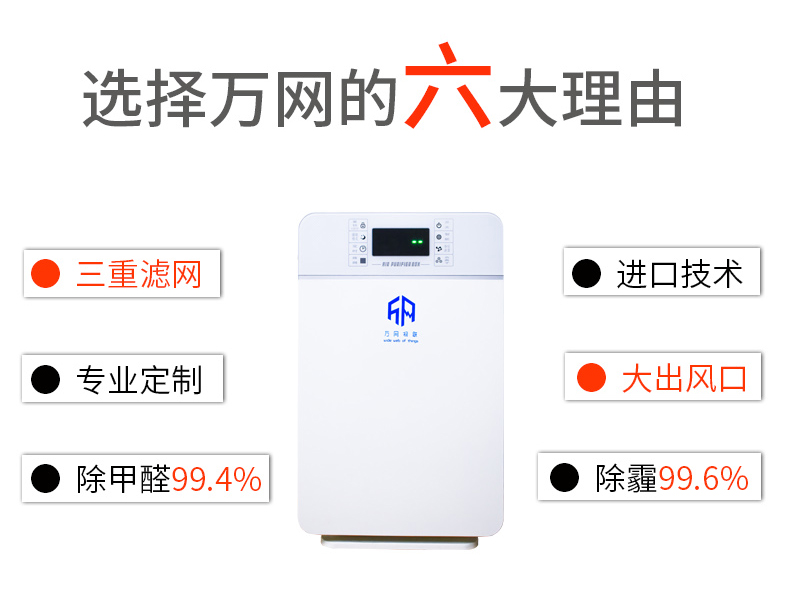 西默万网物联 空气净化器 智能家用去除甲醛雾霾PM2.5氧吧...-京东