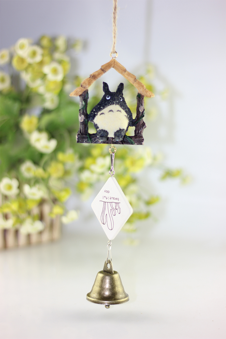 现代树脂挂件卡通风铃可爱门扣挂饰装饰品 萌物悬挂送同学闺蜜礼物 送