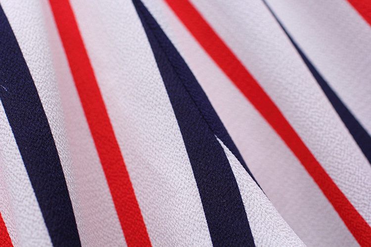 黑蝴蝶a5340欧洲站2015夏装三色条纹印花大码t恤 宽松阔腿裤套装招