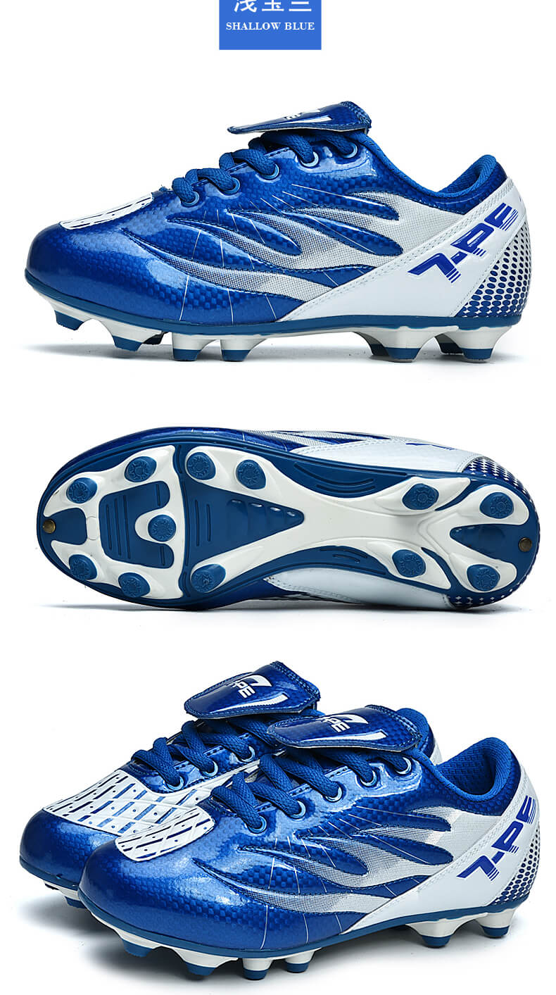 七波辉青少年新款儿童足球鞋防滑男童中童大童学生碎钉训练运动鞋