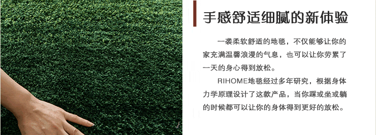 瑞家 地毯客厅地毯卧室日韩飘窗毯简约家用床边地毯彩色渐变时尚地毯茶几防滑毯个性地毯 海洋蓝 3000mm*4000mm