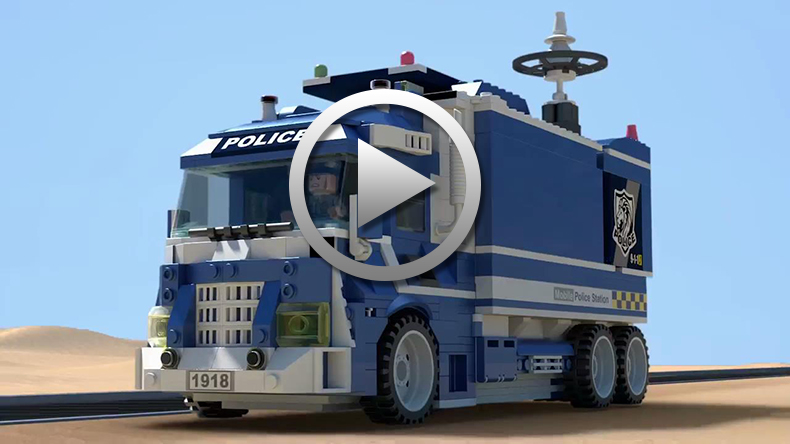 风潮兼容乐高积木拼装玩具男孩城市系列特警5-6-8-12岁警察局警察拼插