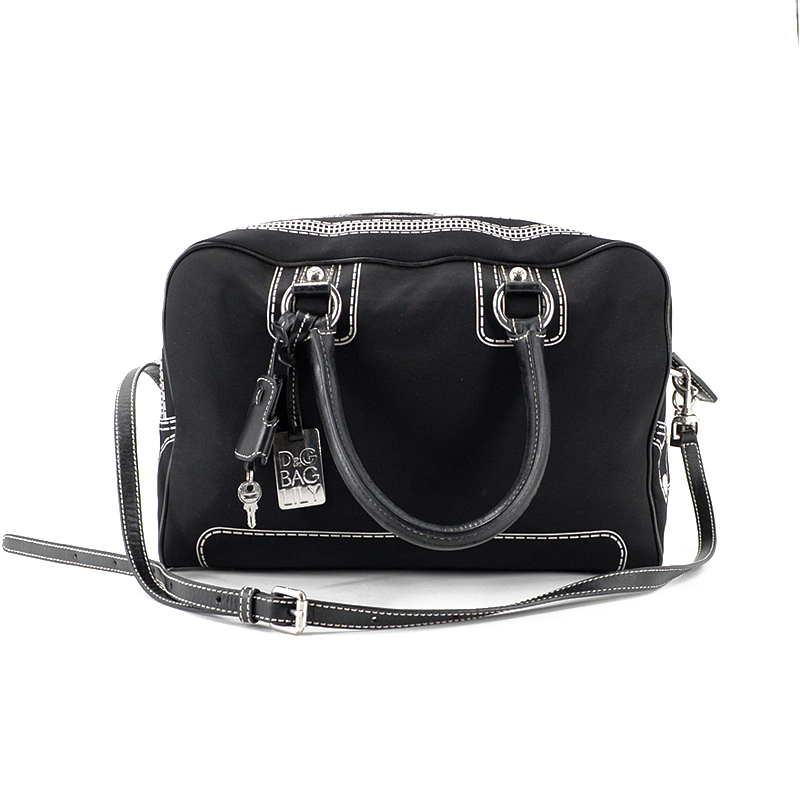 【二手9成新】dg杜嘉班纳 帆布 旅行包波士顿包