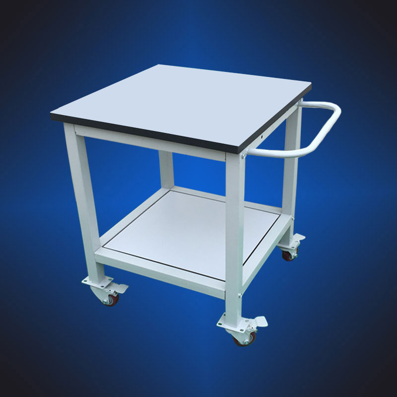 榞林俊豪双层防静电工作台可移动带滚轮流水线工作台维修台操作台车间
