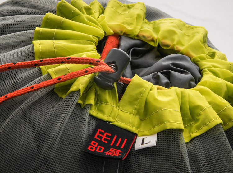 三峰出 15D轻量化网纱收纳袋 大容量 抽绳袋 整理袋-京东