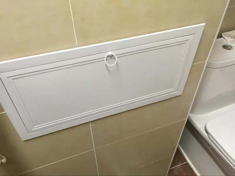 检查口铝合金空调检修口吊顶石膏板卫生间阀门管道检修口盖板 可开启