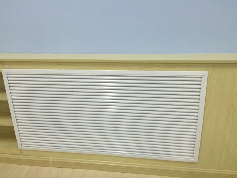 定做铝合金百叶暖气罩百叶窗铝合金出风口通风口检修口防雨 洞口尺寸6