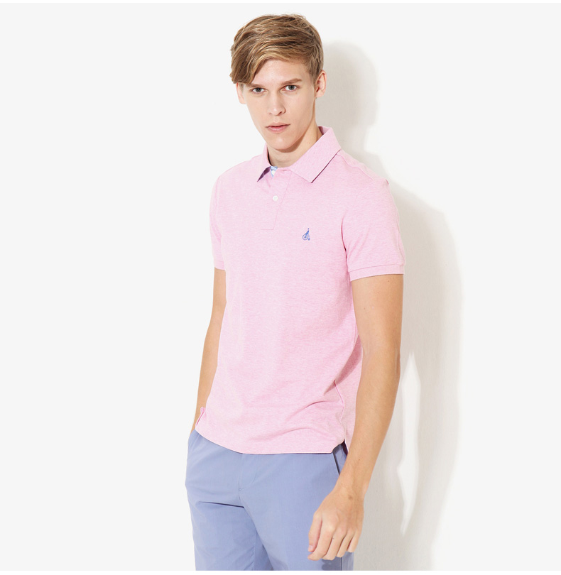 beanpole韩国三星 夏装男士立领型短袖polo衫bc4b424c3 蓝色 175/92a