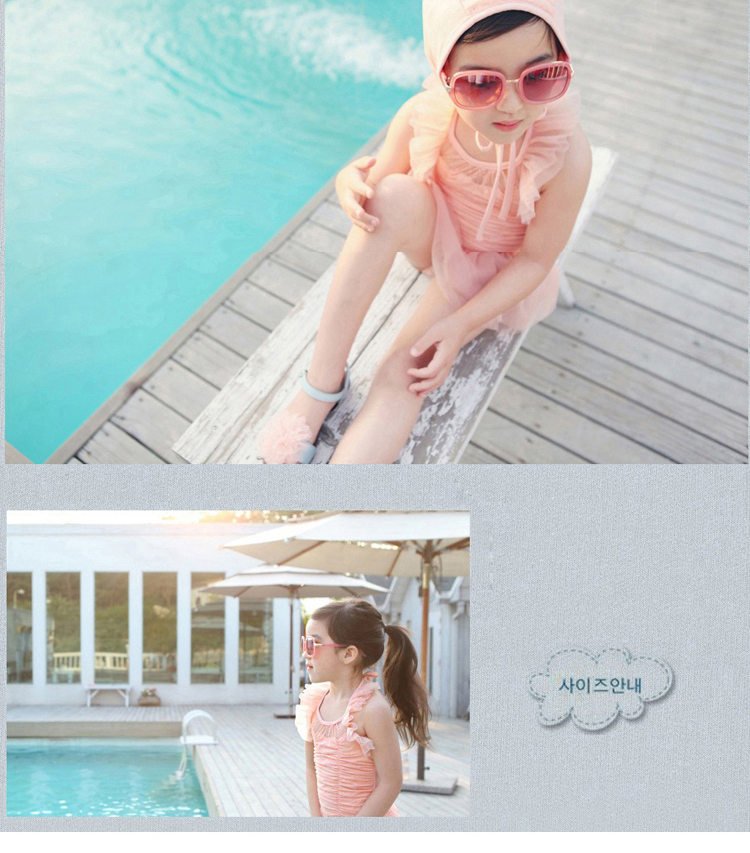 亦浪泳衣儿童泳衣女女童连体可1岁2岁3岁4岁5岁6岁7岁8岁9岁10岁式