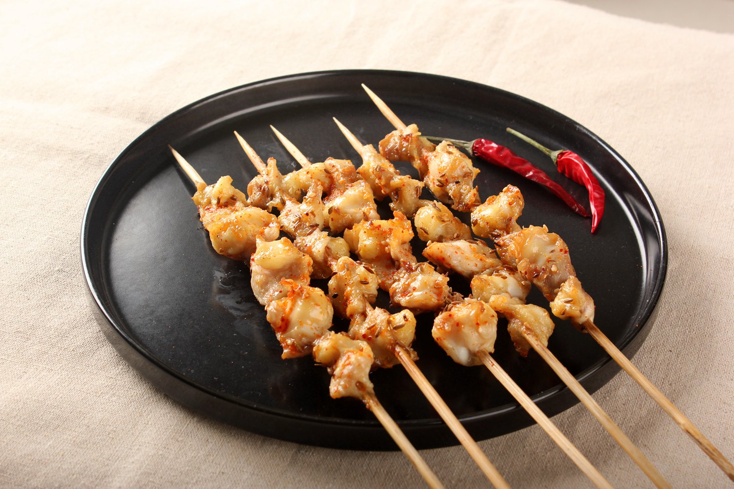 聚石烧烤 鸡软骨20串 烧烤食材半成品 烧烤肉串 烤串 羊肉串 新鲜烧烤