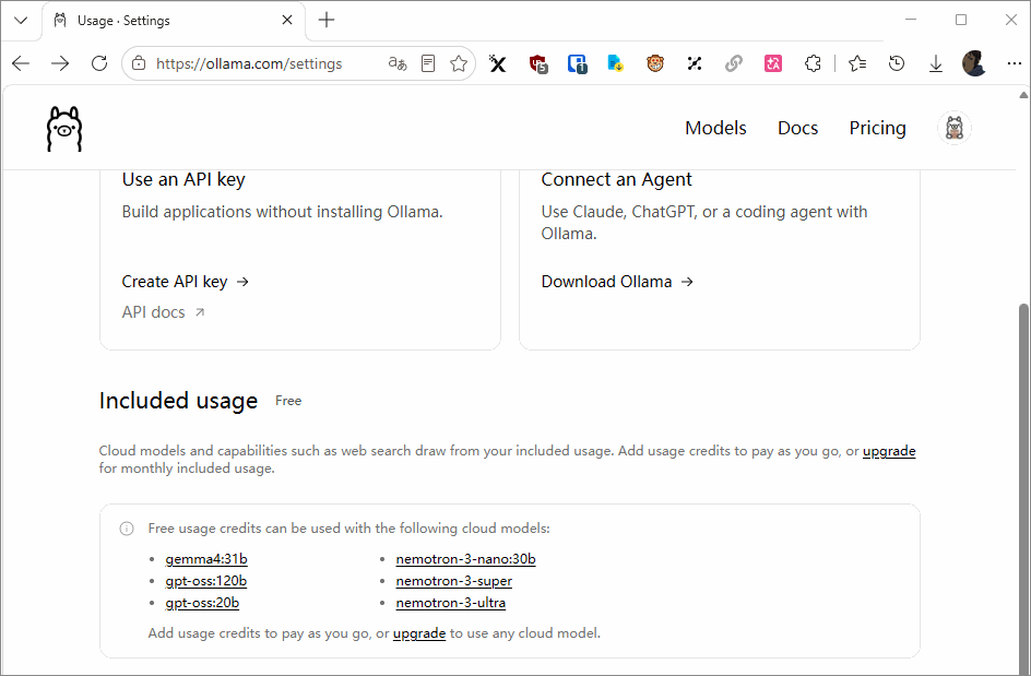 进入 Ollama 具体模型界面找出可调用名