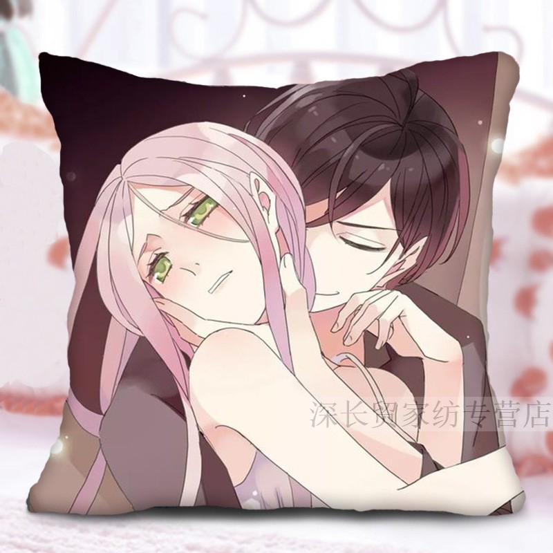 新品甜美的咬痕抱枕漫画周边洛逸定制来图2235x35cm