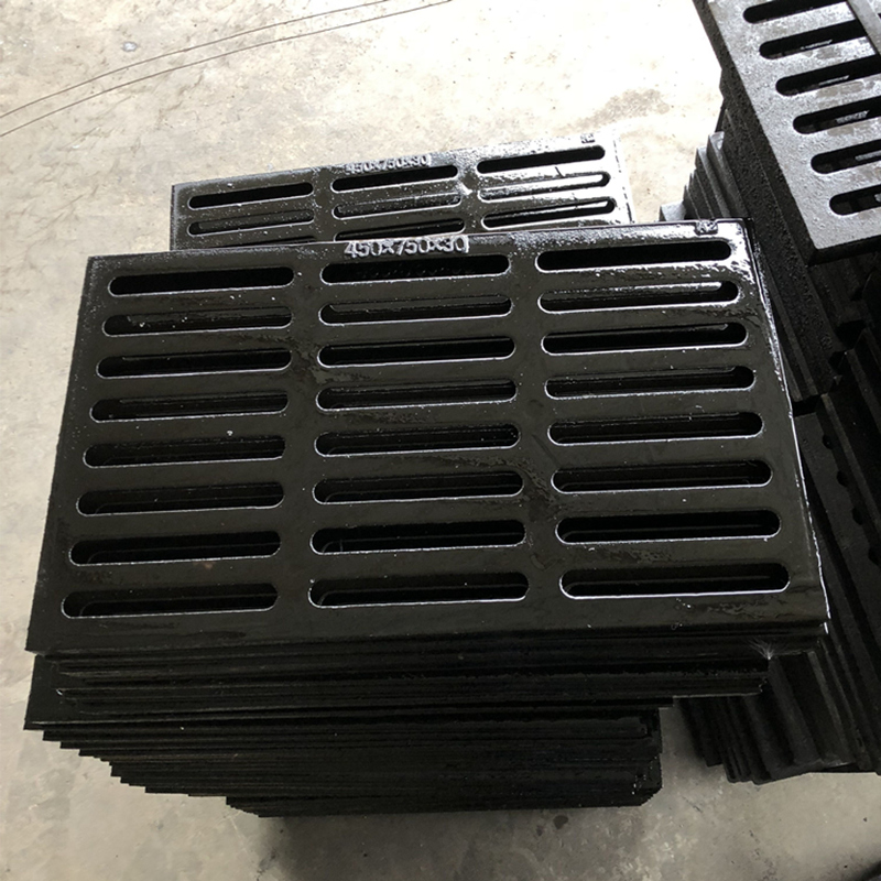 定制窨井盖雨水箅子下水道沟盖板漏水30厚 雨水篦子450*750*40d400