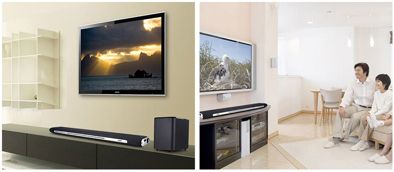 山水(sansui)家庭影院 回音壁挂客厅ktv歌音响电视7.1音响 虚拟5.