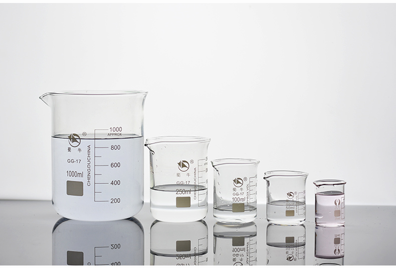 蜀牛玻璃烧杯实验器材化学刻度杯501001502505001000ml云程150ml
