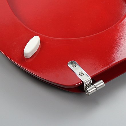 立名liming木质马桶盖通用加厚坐便器盖板马桶圈m112bu/l634 红色