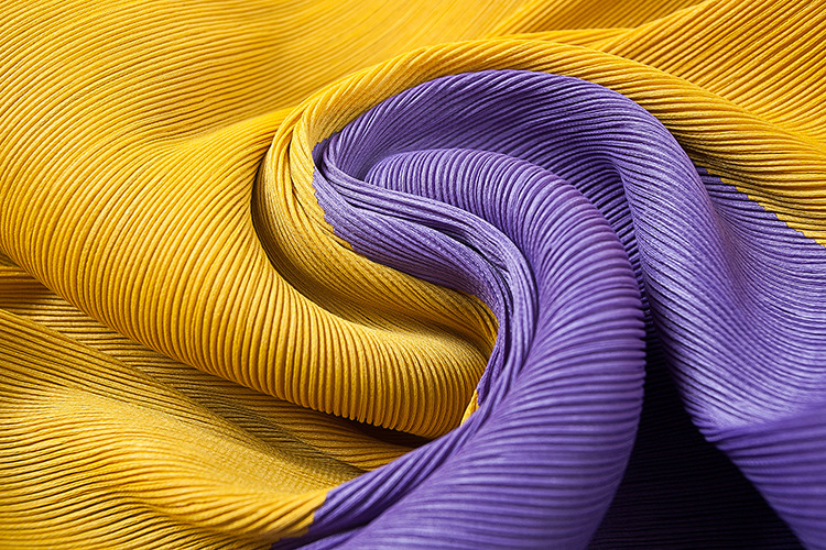 欧洲站2016女装 百褶布拼色宽松大码连衣裙 黄色 均码