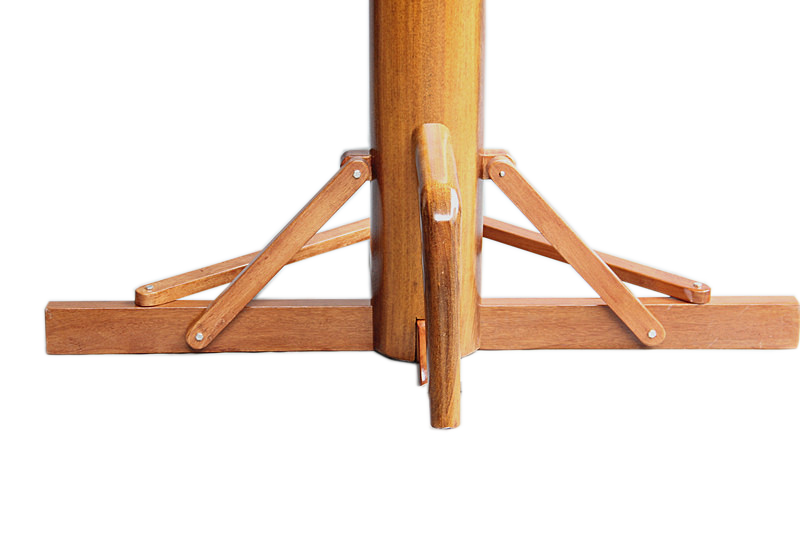 三角木架落地式木人桩 传统咏春拳叶问桩 实木定做 上手桩1.