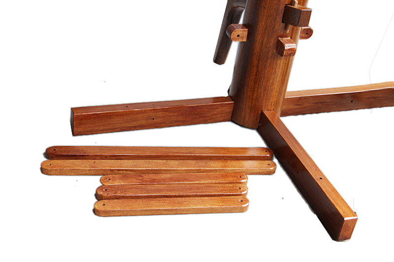 三角木架落地式木人桩 传统咏春拳叶问桩 实木定做 上手桩1.