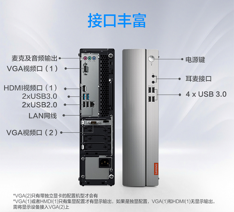 联想(lenovo) 天逸510s台式机电脑家用学习游戏商务办公小主机 兼容