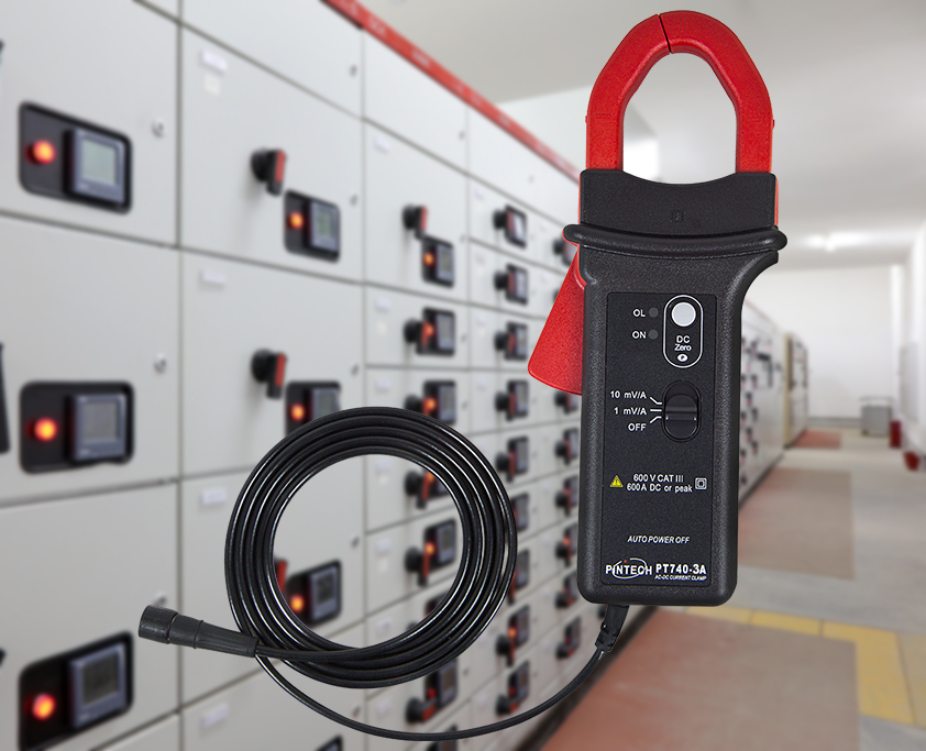 大钳口1000a交直流电流钳/霍尔传感器pintec品致探头pt-7403a