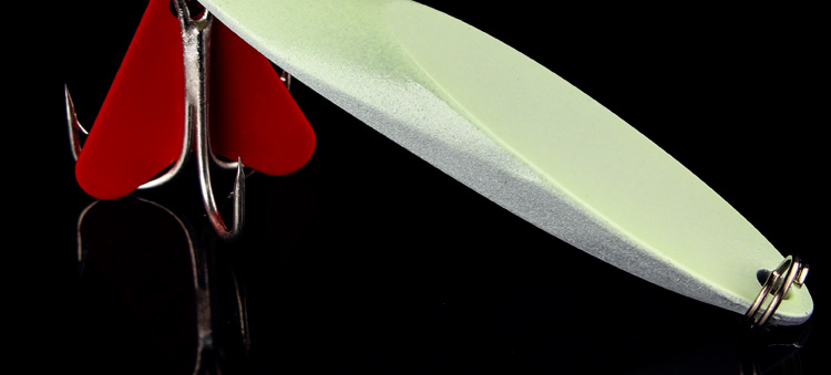 路亚饵钓鲈鱼梭鲈黑鲶鱼翘嘴独家夜光5克7克10克14克21克斜切亮片 14