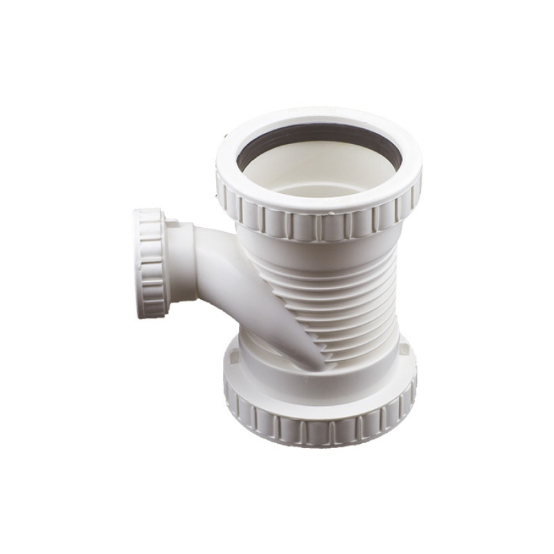pvc消音异径三通消音管螺旋配件消音排水配件110变50110变7511075