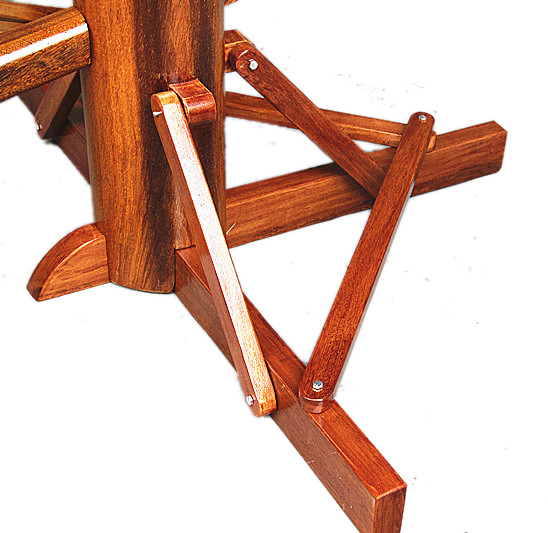 三角木架落地式木人桩 传统咏春拳叶问桩 实木定做 上手桩1.