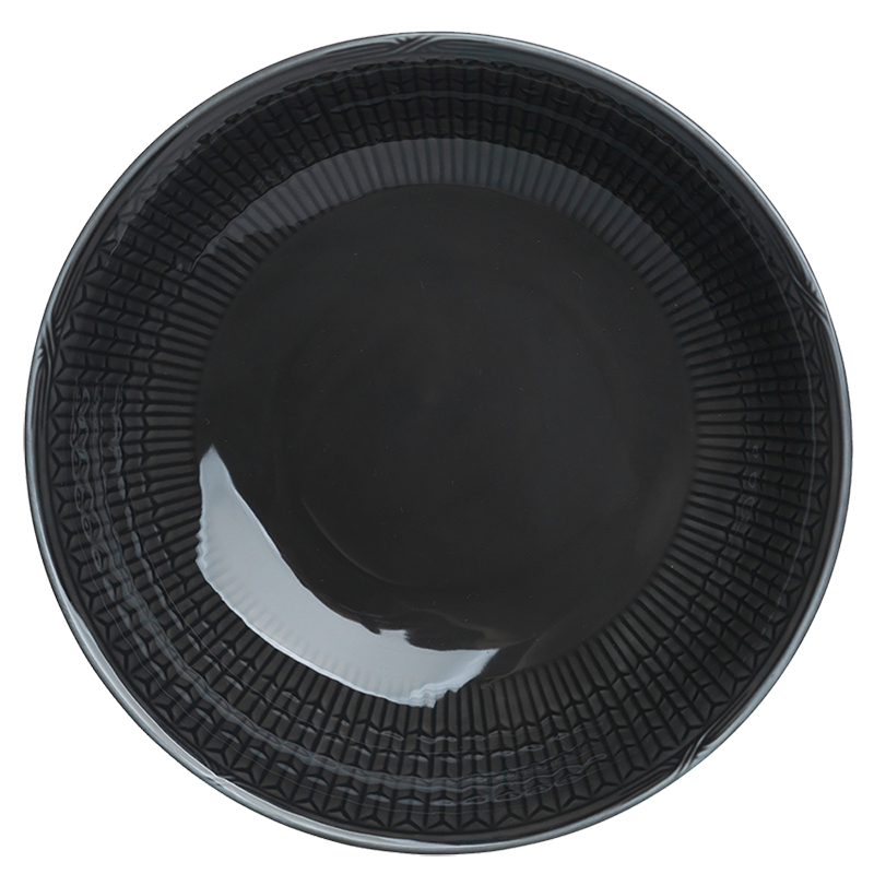 深石灰色深盘19cm#1012403