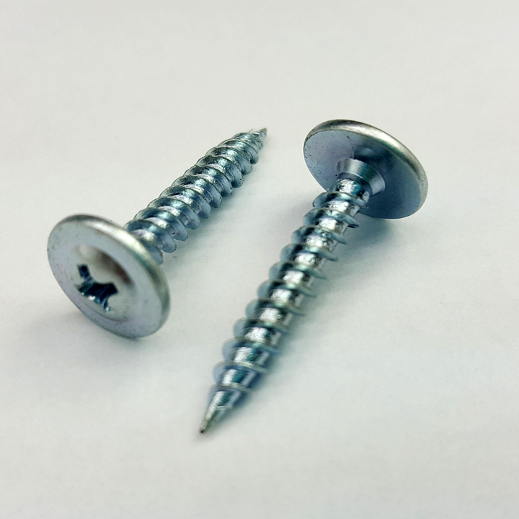 大扁头木螺丝 自攻螺丝 加硬十字自带垫片尖头螺钉 华司4.2*13-50h 4.