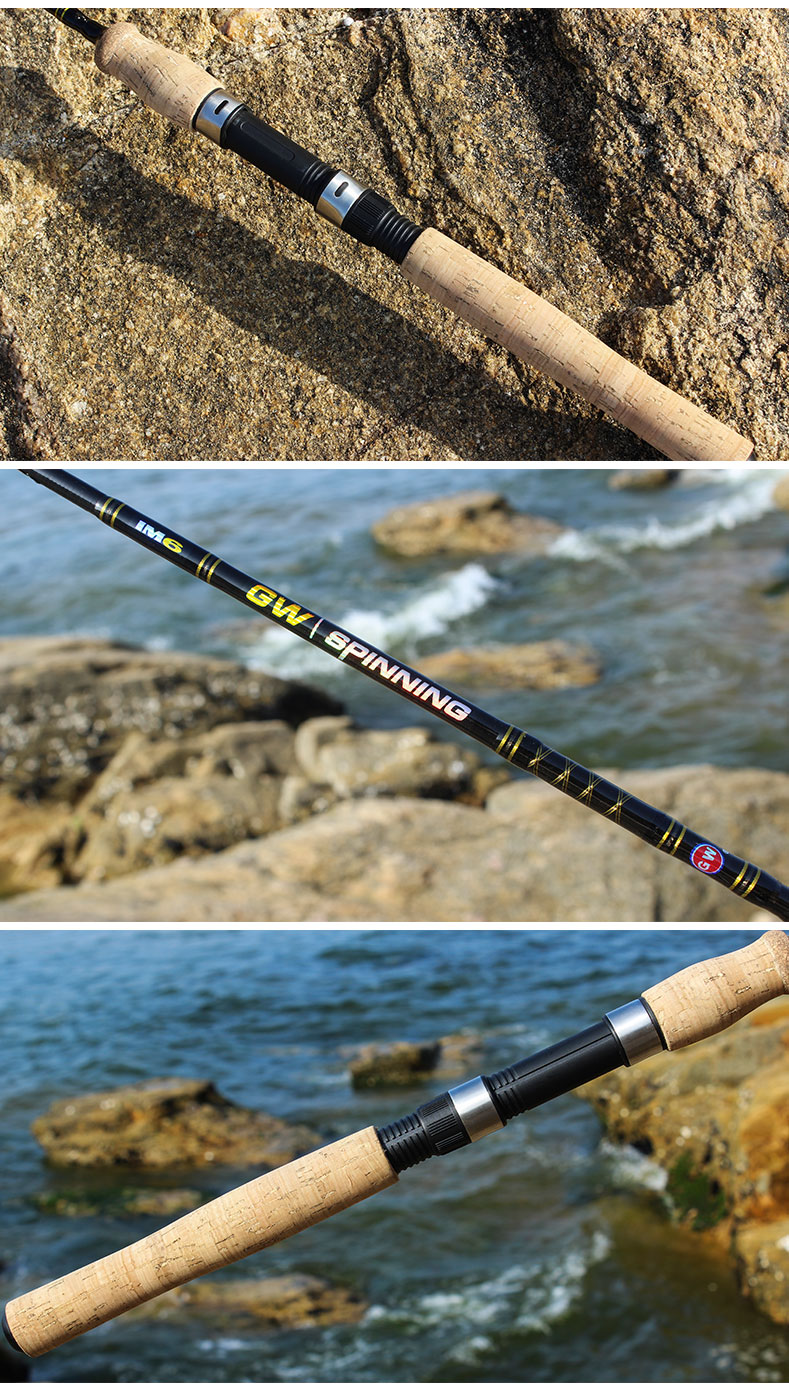 路亚鱼竿 捍霸路亚竿双稍2.1米2.4米2.