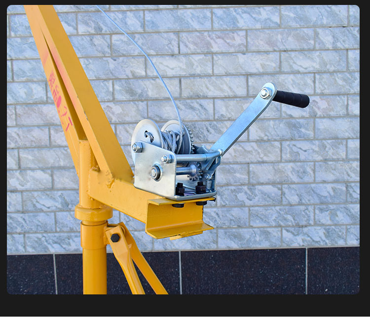 自锁式手摇绞盘手动钢丝绳葫芦提升卷扬机绞盘轮牵引吊机小型家用 800