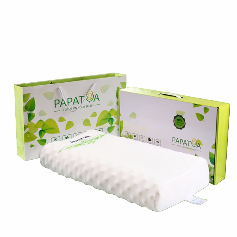 泰国papatya乳胶枕儿童原装进口纯天然乳胶大小儿童乳胶枕314岁负离子