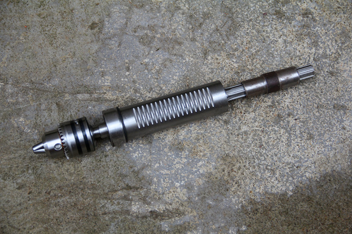 台钻轴主轴钻床台式钻床改装配件主轴传动套筒花键套轴皮带轮 单个