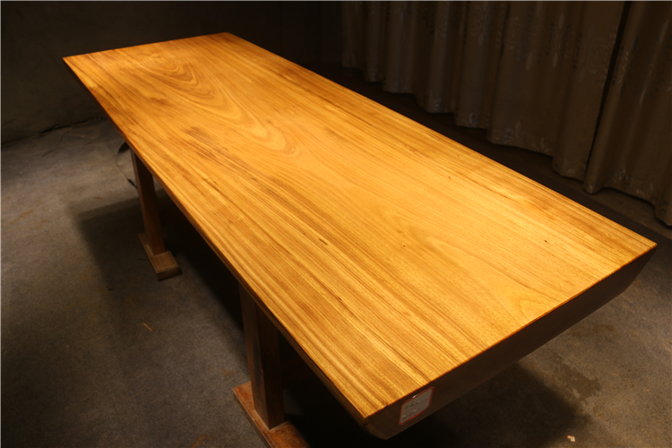 非洲乌金木实木原木大板书桌茶桌画案办公桌巴花乌金木特价_现价5250