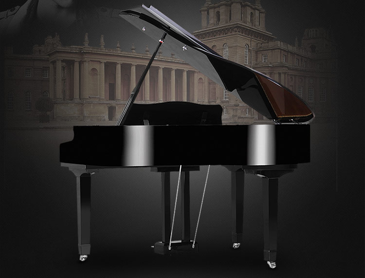 spyker 英国世爵三角钢琴 88键重锤智能钢琴 hd-w120 红色