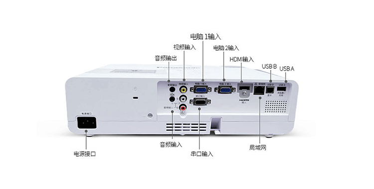 松下PT-X303C投影机 投影仪 商务/教育/会议投影机-京东