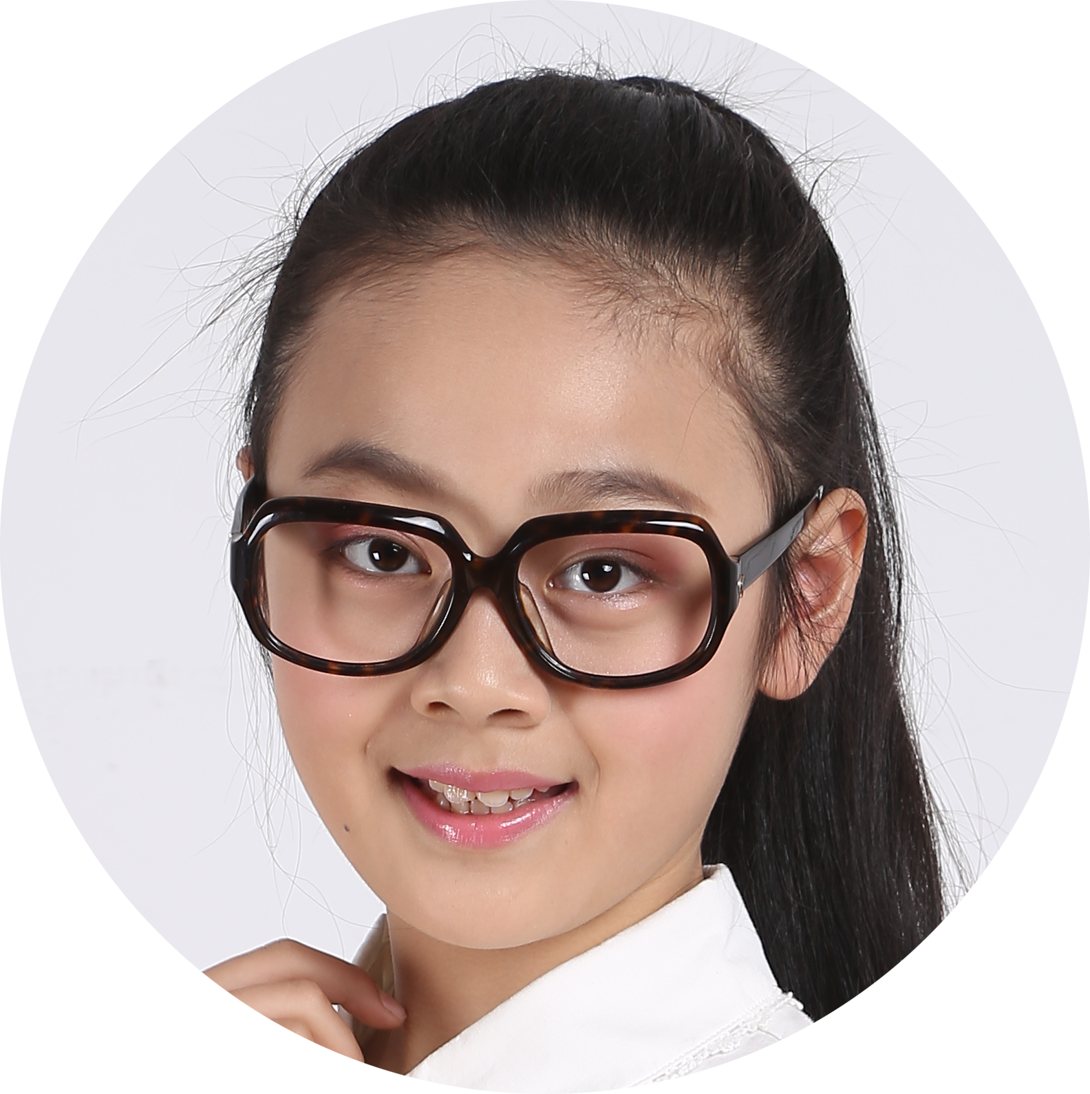 九虞氏儿童衬衫 女童纯棉白色长袖衬衣少女加大码学生童装上衣 白色b