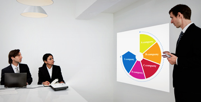 爱普生（EPSON) 便携投影仪 轻薄无线投影机-京东