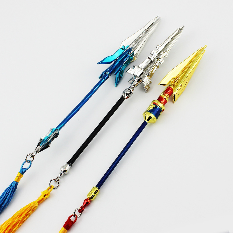 王者荣耀周边赵云皮肤白执事韩信皇家上将长枪兵器武器模型 赵云-苍天