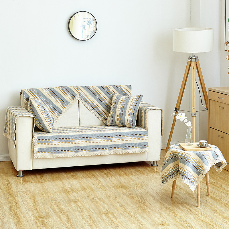 两人沙发三人沙发 组合沙发 布拉格蓝 50*50(用于扶手或靠背)