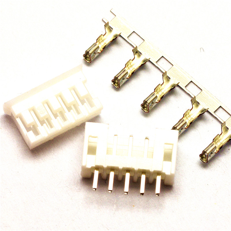 0接插件2.0mm连接器: 插头 直针座 端子 10p【直针】10套