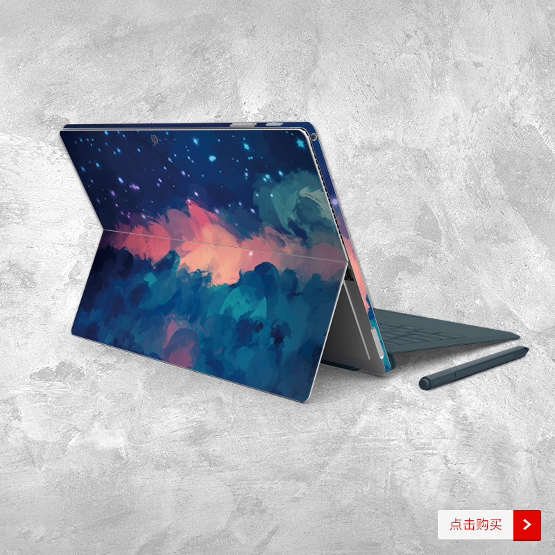 Dán surface  SkinAT Surface Pro Surface Pro 6 Galaxy - ảnh 3