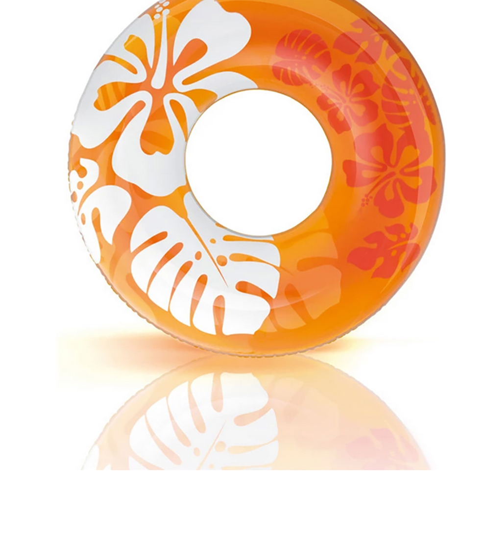 intex加大加厚胖子游泳圈浮圈救生圈坐圈海边休闲旋风泳圈直径122cm