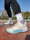 In my opinion, Marshmallow has always been a pair of shoes with super performance in actual combat~ as a new material foaming dew, it is light and elastic~ and the lateral support has also been strengthened~ strong wear resistance and high stability, making it easy to grip The ground is firmer and not easy to slip ~ the upper feet are comfortable and the feet feel good ~ no discomfort after high-intensity exercise ~ you can consider playing basketball ~